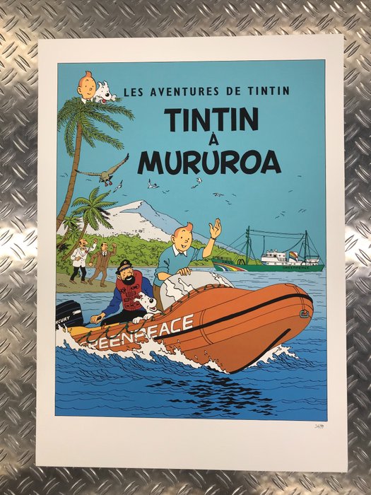 Tintin - Tintin à Mururoa - Greenpeace - 1 skærmprint