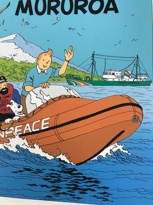 Tintin - Tintin à Mururoa - Greenpeace - 1 skærmprint