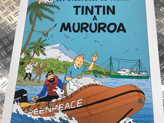 Tintin - Tintin à Mururoa - Greenpeace - 1 skærmprint