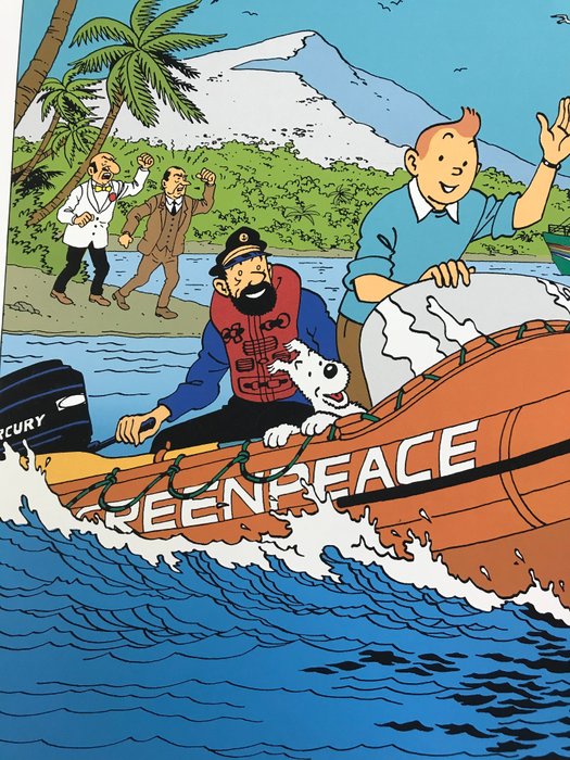 Tintin - Tintin à Mururoa - Greenpeace - 1 skærmprint