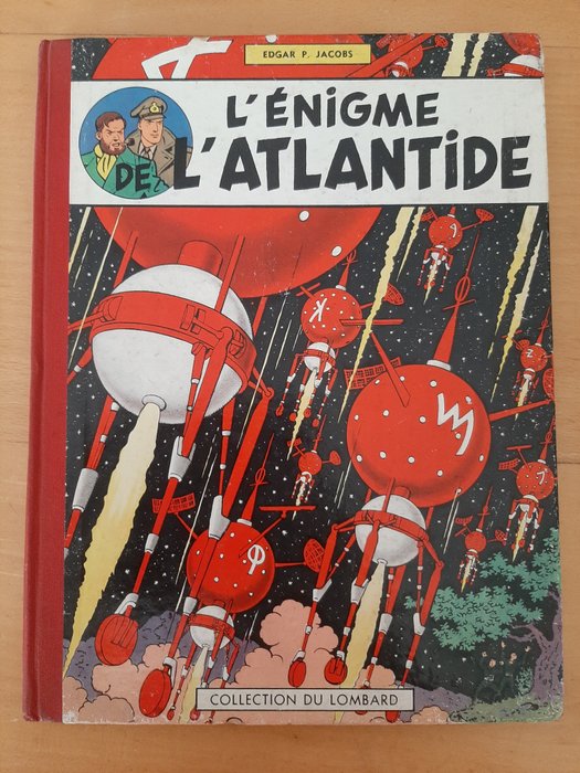 Blake  Mortimer T6 - L'Énigme de l'Atlantide - C - 1 Album - Første udgave - 1957