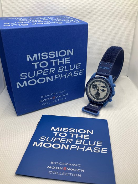 Omega x swatch - Mission to super  blue moonphase august 2024 - Ingen mindstepris - Unisex - 2024