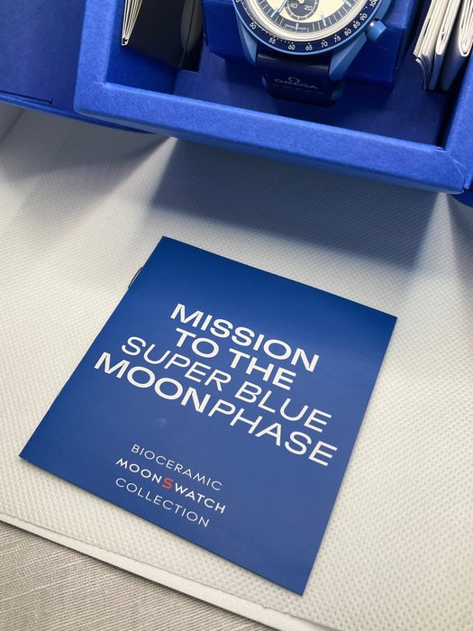 Omega x swatch - Mission to super  blue moonphase august 2024 - Ingen mindstepris - Unisex - 2024