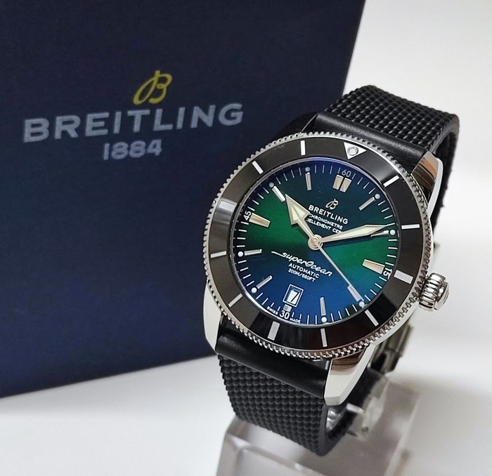 Breitling - Superocean Heritage II "Green Dial" - AB2020121L1S1 - Mænd - 2011-nu