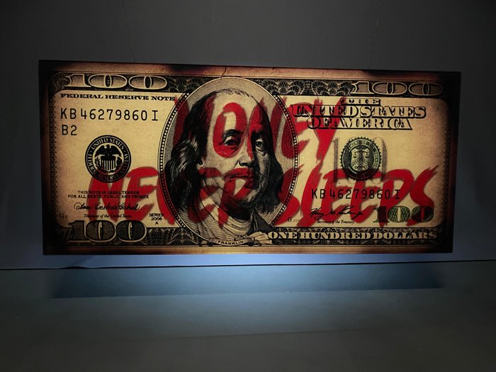 Mike Blackarts - Money Never Sleeps Artwork