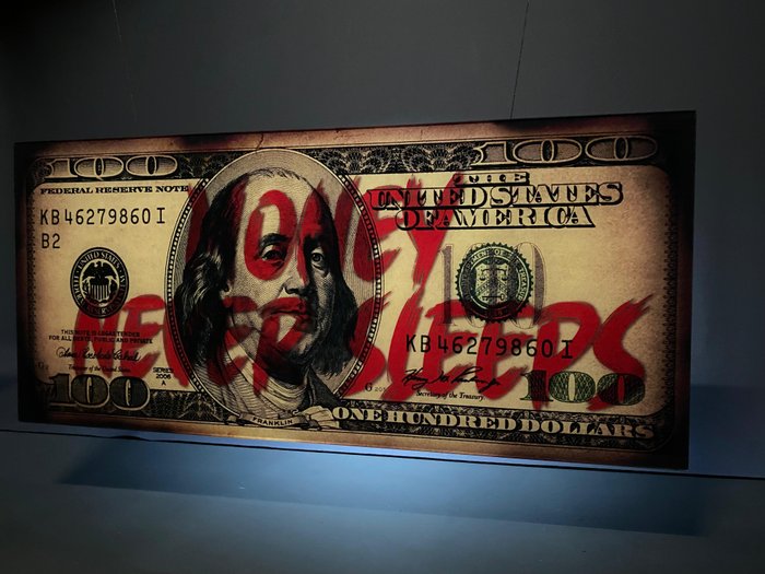 Mike Blackarts - Money Never Sleeps Artwork