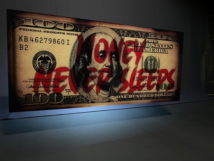 Mike Blackarts - Money Never Sleeps Artwork