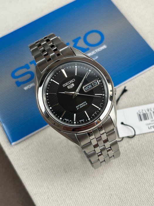 Seiko - 5 - Automatic Day Date - SNKL23J1 - Ingen mindstepris - Mænd - 2011-nu