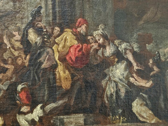 Francesco Solimena (1657 – 1747), Workshop of - La partenza di Rebecca con Eleazaro