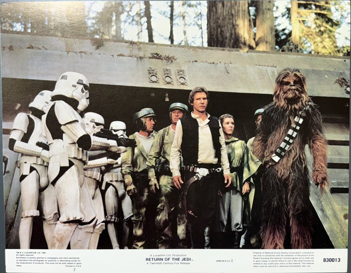 Star Wars: Episode VI - Return of the Jedi, 1983 - Original US Lobby Card (36x28 cm)