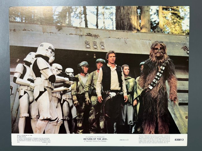 Star Wars: Episode VI - Return of the Jedi, 1983 - Original US Lobby Card (36x28 cm)