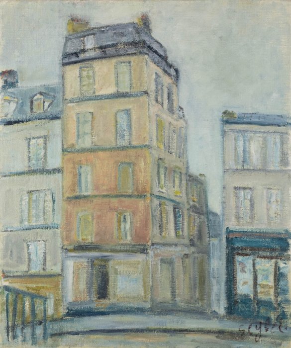 Lyne Seybel (1919-2009) - Montmartre, la rue Berthe