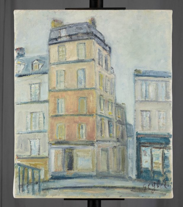 Lyne Seybel (1919-2009) - Montmartre, la rue Berthe