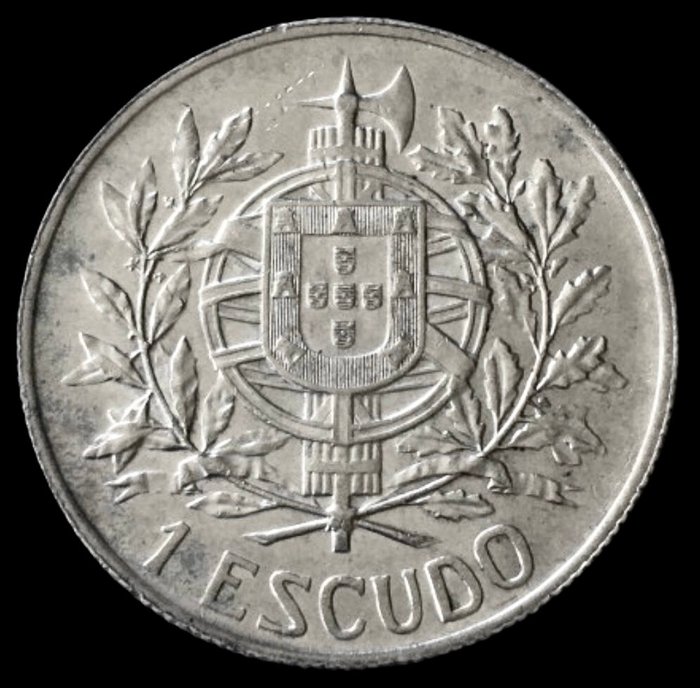 Portugal. Republic. 1 Escudo - 1910 - (R730)  (Ingen mindstepris)