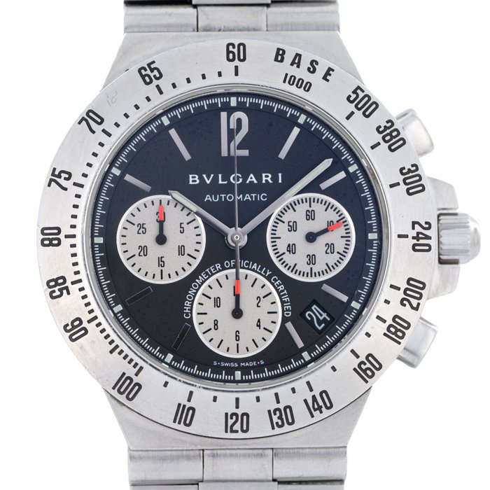 Bvlgari - Diagono - Ingen mindstepris - CH40STA - Mænd - 1990-1999