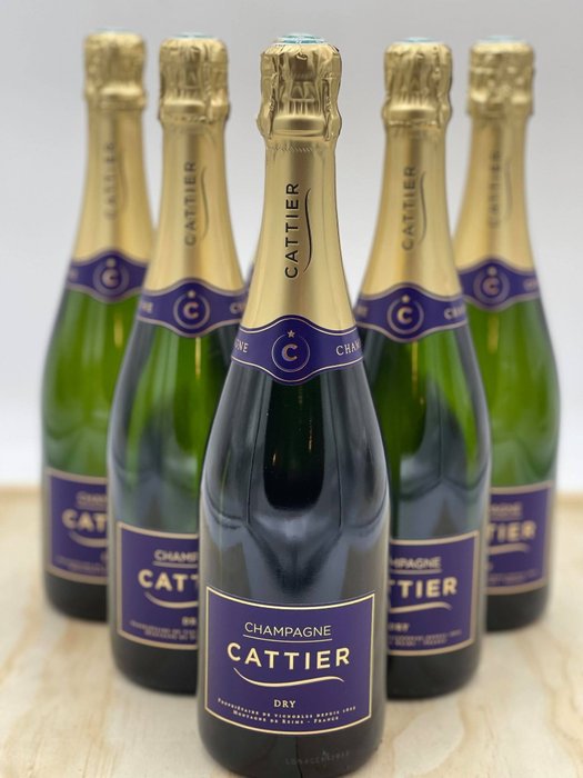 Cattier Dry - Champagne - 6 Flasker (075 L)