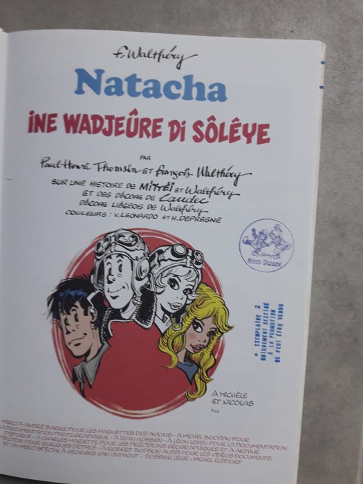 Natacha - Ine Wadjeûre di Sôlêye + suppléments - C - 1 Album - Begrænset udgave - 2006