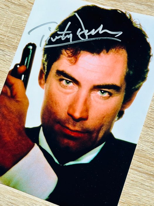 James Bond - Timothy Dalton, signed with COA