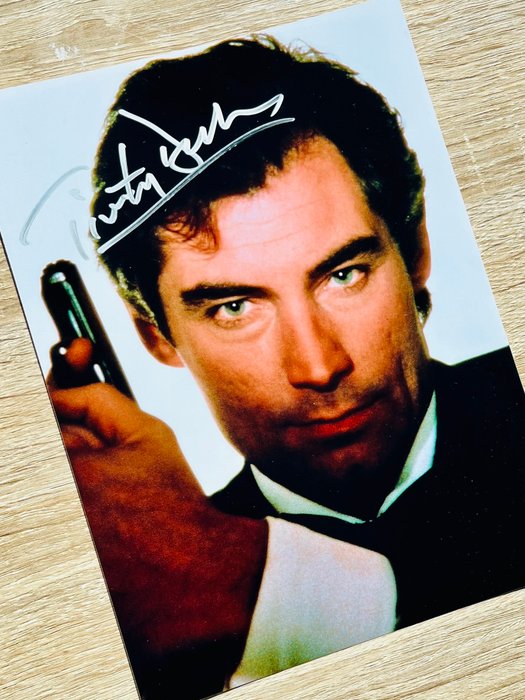 James Bond - Timothy Dalton, signed with COA