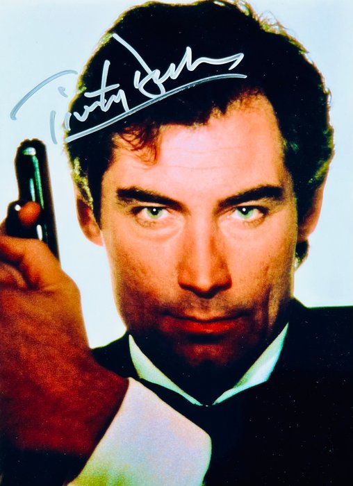 James Bond - Timothy Dalton, signed with COA