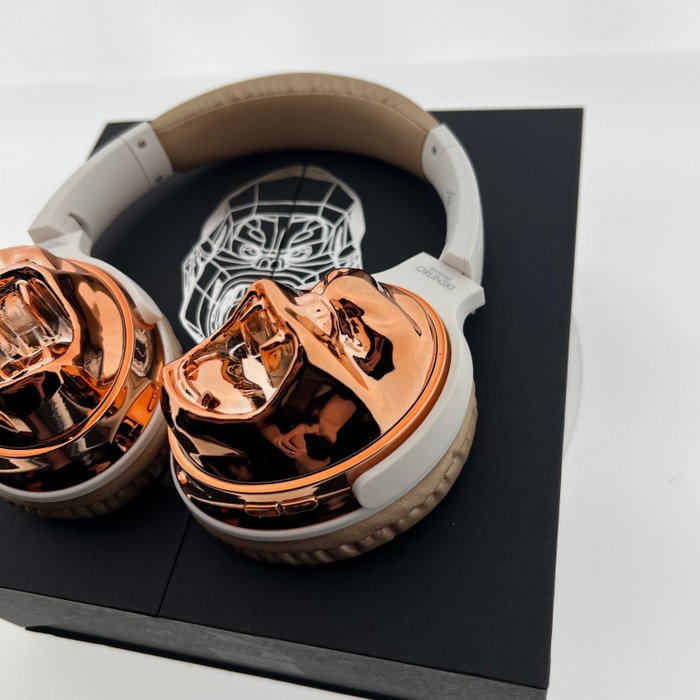 Richard Orlinski (1966) - Headphones King Kong - Rose Gold Metallic