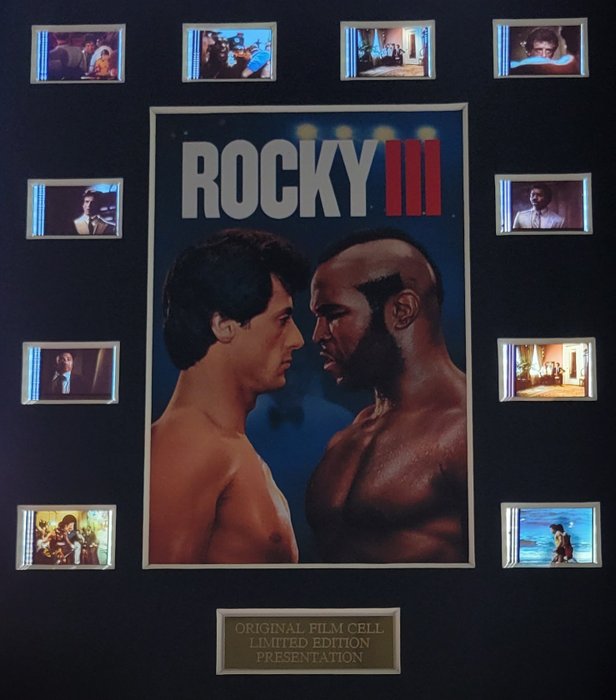 Rocky III - Framed Film Cell Display with COA