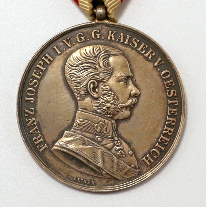 Østrig - Medalje - Silver Medal for Bravery (Tapferkeitsmedaille) First Class