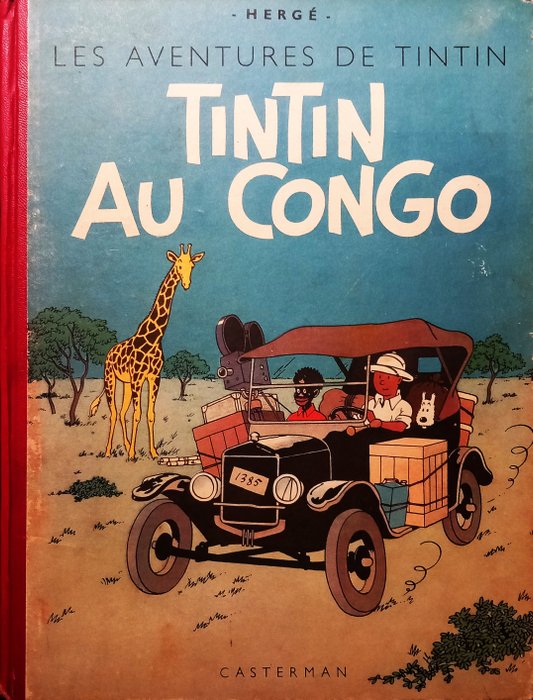 Tintin T2 - Tintin au Congo (B1) - C - 2e édition couleur - 1 Album - 1947