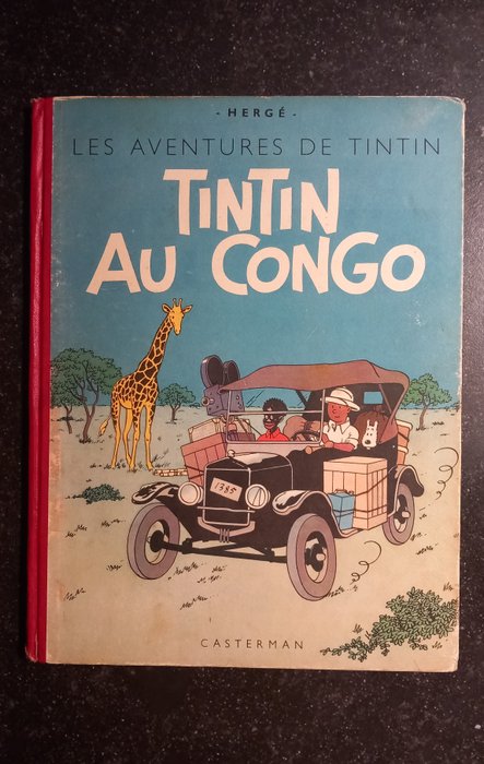 Tintin T2 - Tintin au Congo (B1) - C - 2e édition couleur - 1 Album - 1947