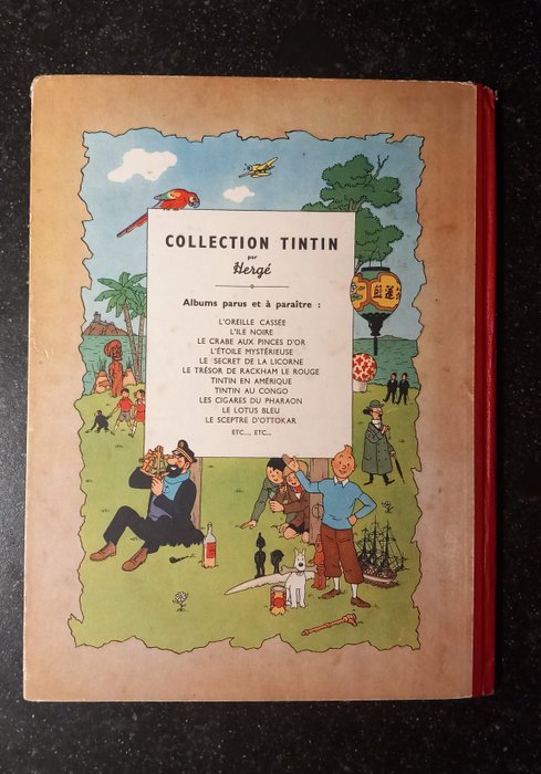 Tintin T2 - Tintin au Congo (B1) - C - 2e édition couleur - 1 Album - 1947