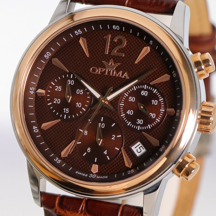 Optima - Swiss Chronograph - OSC423-SRL-4 - Ingen mindstepris - Mænd - 2011-nu