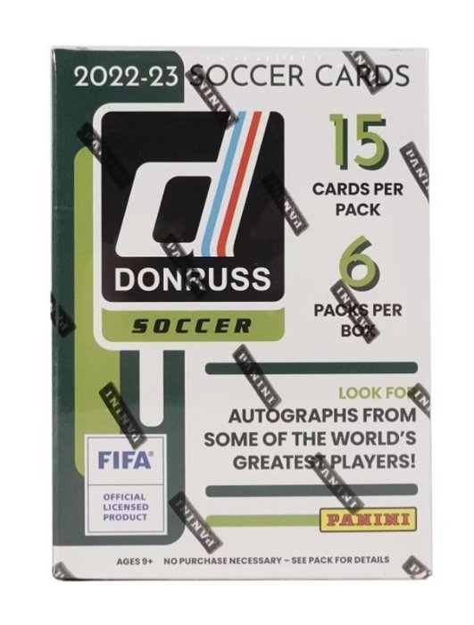 2022/23 - Panini Donruss - 6-Pack Blaster Box - Chase The Autograph - Blaster Box - World Cup - 1 Box