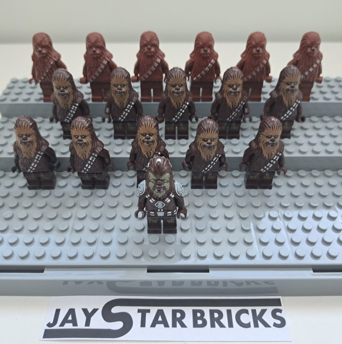 Lego - Star Wars - Star Wars minifig Wookie Army (17x inclusief Chief Tarfful)) - 2000-2010