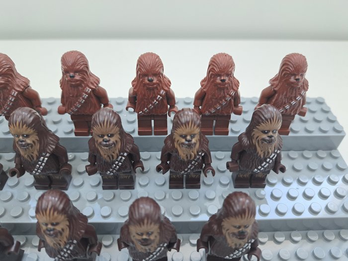 Lego - Star Wars - Star Wars minifig Wookie Army (17x inclusief Chief Tarfful)) - 2000-2010