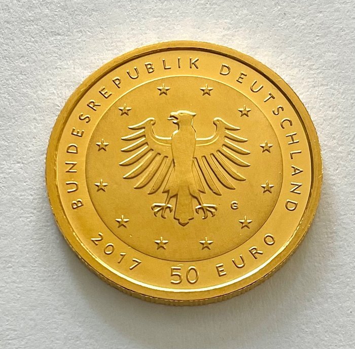 Tyskland. 50 Euro 2017 G - Lutherrose - 1/4 oz