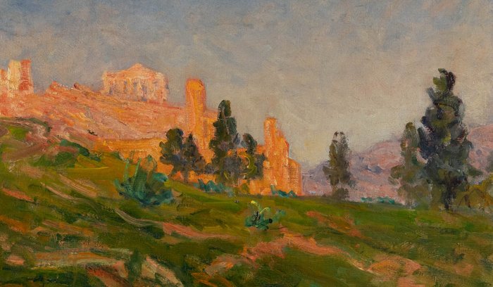 Abel Lauvray (1870-1950) - L'Acropole d'Athènes