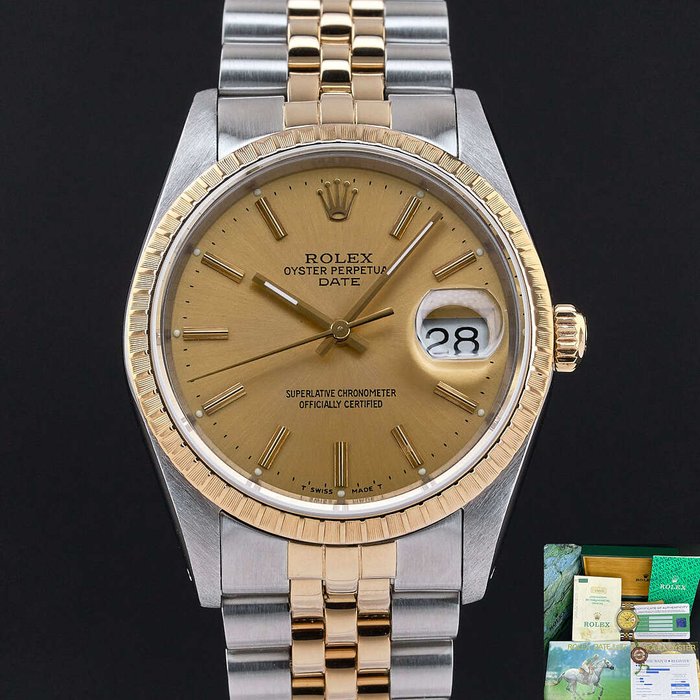 Rolex - Oyster Perpetual Date - 15223 - Unisex - 1990