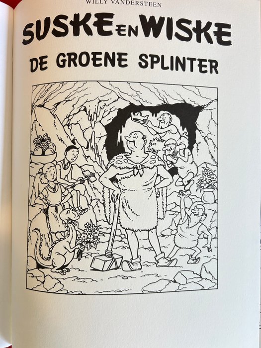 Suske en Wiske Middelkerke/Standaard uitgaven luxe - De groene splinter - 1 Album - Begrænset og nummereret udgave - 2005