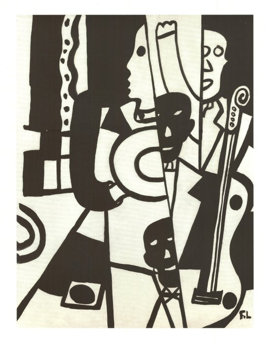 Fernand Léger (1881-1955), d'après - Jazz