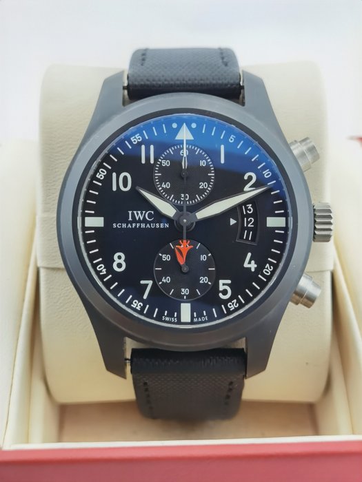 IWC - Pilot Chronograph Top Gun Ceramic - IW388001 - Mænd - 2018