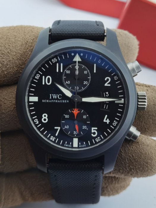 IWC - Pilot Chronograph Top Gun Ceramic - IW388001 - Mænd - 2018