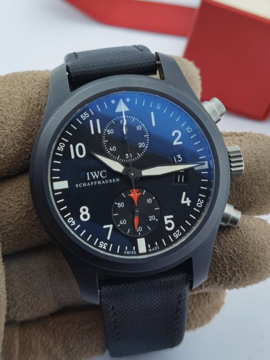 IWC - Pilot Chronograph Top Gun Ceramic - IW388001 - Mænd - 2018