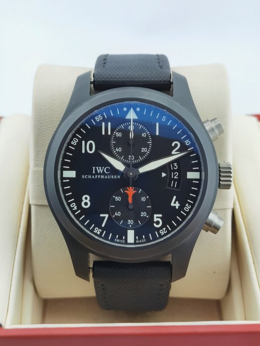 IWC - Pilot Chronograph Top Gun Ceramic - IW388001 - Mænd - 2018