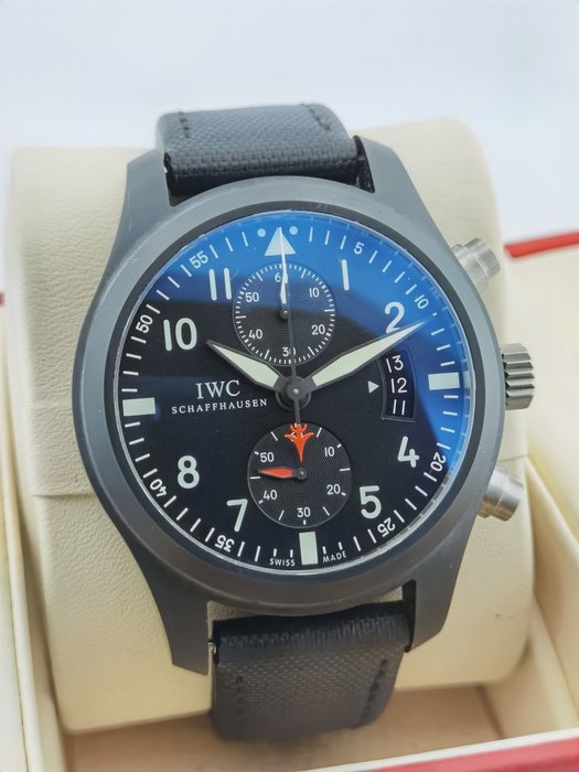 IWC - Pilot Chronograph Top Gun Ceramic - IW388001 - Mænd - 2018