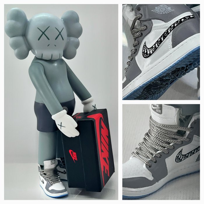 Alvin Silvrants (1979) - Kaws Companion Nike AIR Jordan I DIOR statue