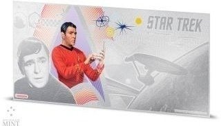 Niue. 1 Dollar 2018 Star Trek - Scotty- Silberbanknote, (.999)  (Ingen mindstepris)