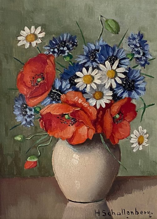 Hubert Schallenberg (1883-1981) - Bloemstilleven