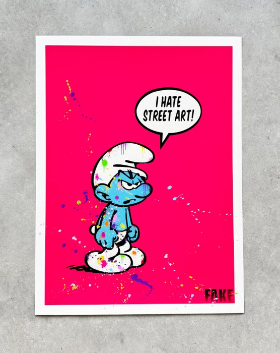 Fake (1980) - I hate street art (grey)