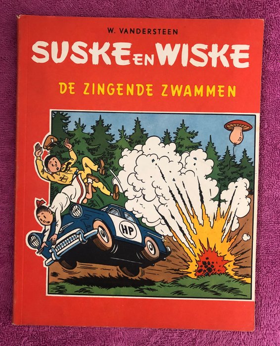 Suske en Wiske 40 - De zingende zwammen - 1 Album - Første udgave - 1960