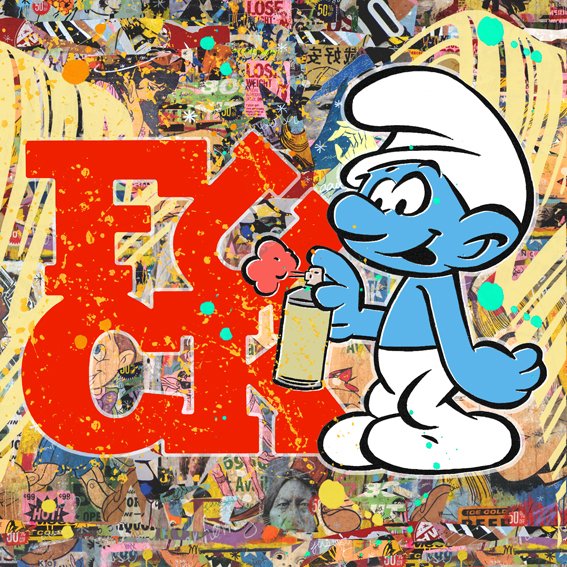 BRUTO (1970) - graffiti smurf! !!